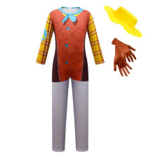Dino Ranch Min Kids Lycra Cosplay Costume