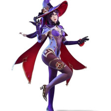 Genshin Impact Mona Costume - Bodysuit Mona Cosplay