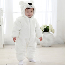 Baby Polar Bear Costume InCharacter - Onesie Jumpsuit Polar Bear Cosplay