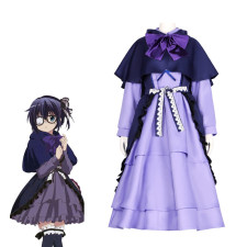 Love Chunibyo & Other Delusions Rikka Takanashi Costume - Purple Dress Rikka Takanashi Cosplay
