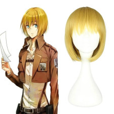 Attack On Titan Armin Arlert Wig - Armin Arlert Cosplay Costume Wig Prop