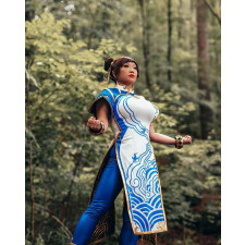 Street Fighter 6 Chun Li Costume - Cheongsam Chun Li Cosplay