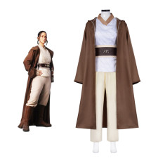 Star Wars The Acolyte Indara Costume - Brown White Jedi Outfit Indara Cosplay