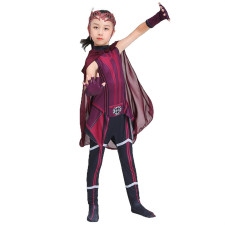Girls Avengers Scarlet Witch Costume - Suit Cape Set Scarlet Witch Cosplay