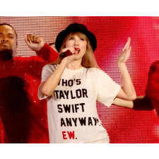 Taylor Swift Costume - Who's Taylor Swift Anyway Ew Eras Tour Shirt Cosplay