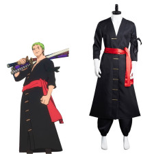 One Piece Roronoa Zoro Costume - Onigashima Roronoa Zoro Cosplay