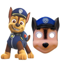 Kids Paw Patrol Chase Mask - Chase Cosplay Costume Mask