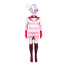Hazbin Hotel Angel Dust Costume - Pink Bodysuit Mask Set Angel Dust Cosplay