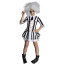 Girls Beetlejuice Costume - Striped Dress Set Beetlejuice Cosplay