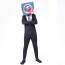 Skibidi Toilet Camera Man Costume - Suit Mask Set Camera Man Cosplay