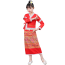 Girls Thailand Chut Thai Costume - Red Dress Chut Thai Cosplay