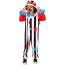 Kids Clown Costume - Stripes Jumpsuit Clown Cosplay