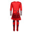 Girls Descendants: The Rise of Red Princess Red of Hearts Costume - Red Bodysuit Princess Red of Hearts Cosplay