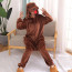 Kids Brown Dog Costume - Onesie Jumpsuit Brown Dog Cosplay