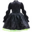 Girls Wicked Elphaba Costume - Black Mini Dress Elphaba Cosplay