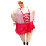 Pink Dress Ballet Dancer Inflatable Costume