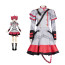 Kasane Teto Costume - Grey Red Jacket Skirt Set Kasane Teto Cosplay