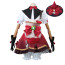 Genshin Impact Klee Costume - Red White Dress Accessories Set Klee Cosplay