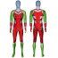 Teen Titans Beast Boy Costume - Green Red Bodysuit Beast Boy Cosplay