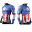 Avengers Captain America Costume - Gym Shirt Workout Captain America Cosplay