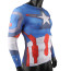 Avengers Captain America Costume - Gym Shirt Workout Captain America Cosplay