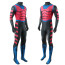 X-Men 97 Gambit Remy LeBeau Costume - Blue Red Bodysuit Gambit Remy LeBeau Cosplay