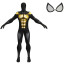 All-New Venom Costume - Black and Gold Bodysuit Venom Cosplay