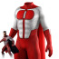 Invincible Omni-Man Nolan Costume - Red White Bodysuit Mask Cape Set Omni Man Cosplay