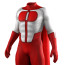 Invincible Omni-Man Nolan Costume - Red White Bodysuit Mask Cape Set Omni Man Cosplay