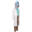 Kids Rick and Morty Rich Sanchez Costume - Scientist Uniform Rick Cosplay