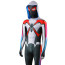 Spider-Man 2 Miles Morales Evolved Suit Style 1 Costume - White Bodysuit Hood Mask Set Miles Morales Spider-Man Cosplay