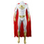 Superman: Man of Steel Superman Costume - White Gold Bodysuit Superman Cosplay