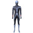 My Hero Academia Twice Jin Bubaigawara Costume - Blue and Grey Bodysuit Mask Twice Jin Cosplay