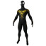 Midnight Sun Venom Suit Costume - Black And Gold Bodysuit Mask Venom Cosplay