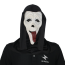 Scream VI Ghostface Mask - Wass Up Ghostface Cosplay Costume Mask Prop