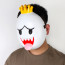 Super Mario Bros King Boo Mask Prop - King Boo Costume Cosplay Mask