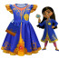 Girls Mira Royal Detective Mira Costume - Blue Dress Bag Set Mira Cosplay