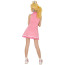 Super Mario Bros Princess Peach Costume - Pink Mini Dress Short Skirt Princess Peach Cosplay