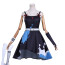 Girls Band Cry Subaru Awa Costume - Black Blue Dress Awa Subaru Cosplay
