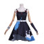 Girls Band Cry Subaru Awa Costume - Black Blue Dress Awa Subaru Cosplay