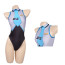 Vocaloid Hatsune Miku Bikini Swimsuit Costume - Blue Tie Swimsuit Hatsune Miku Cosplay