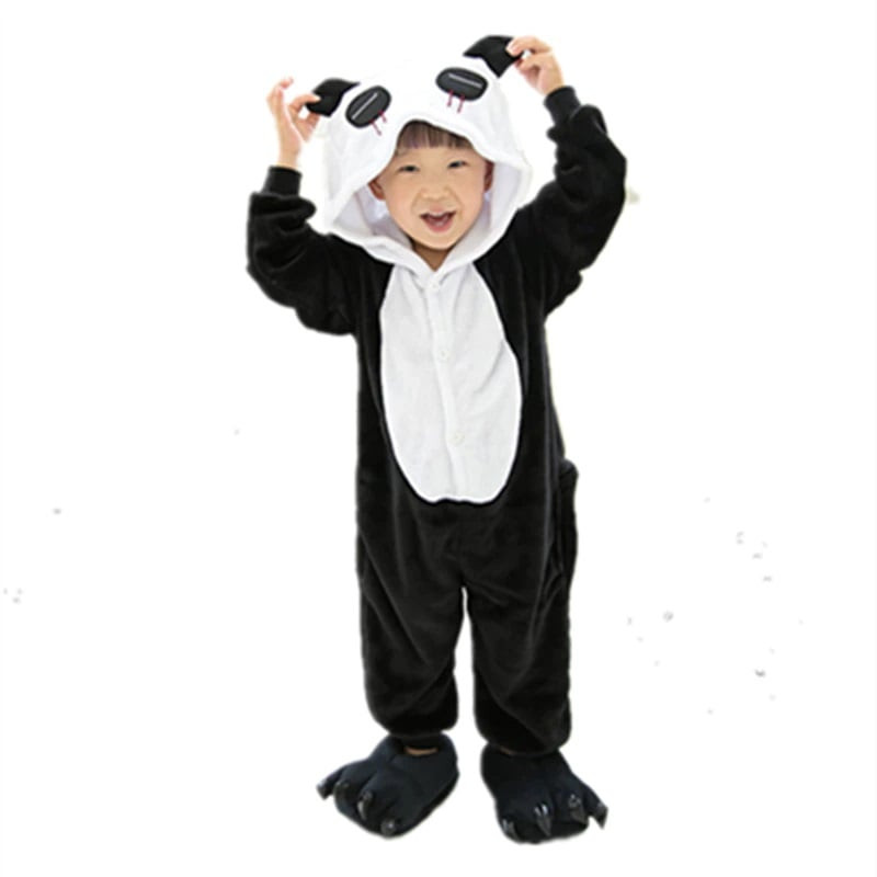 Kids Panda Onesie Jumpsuit Costume