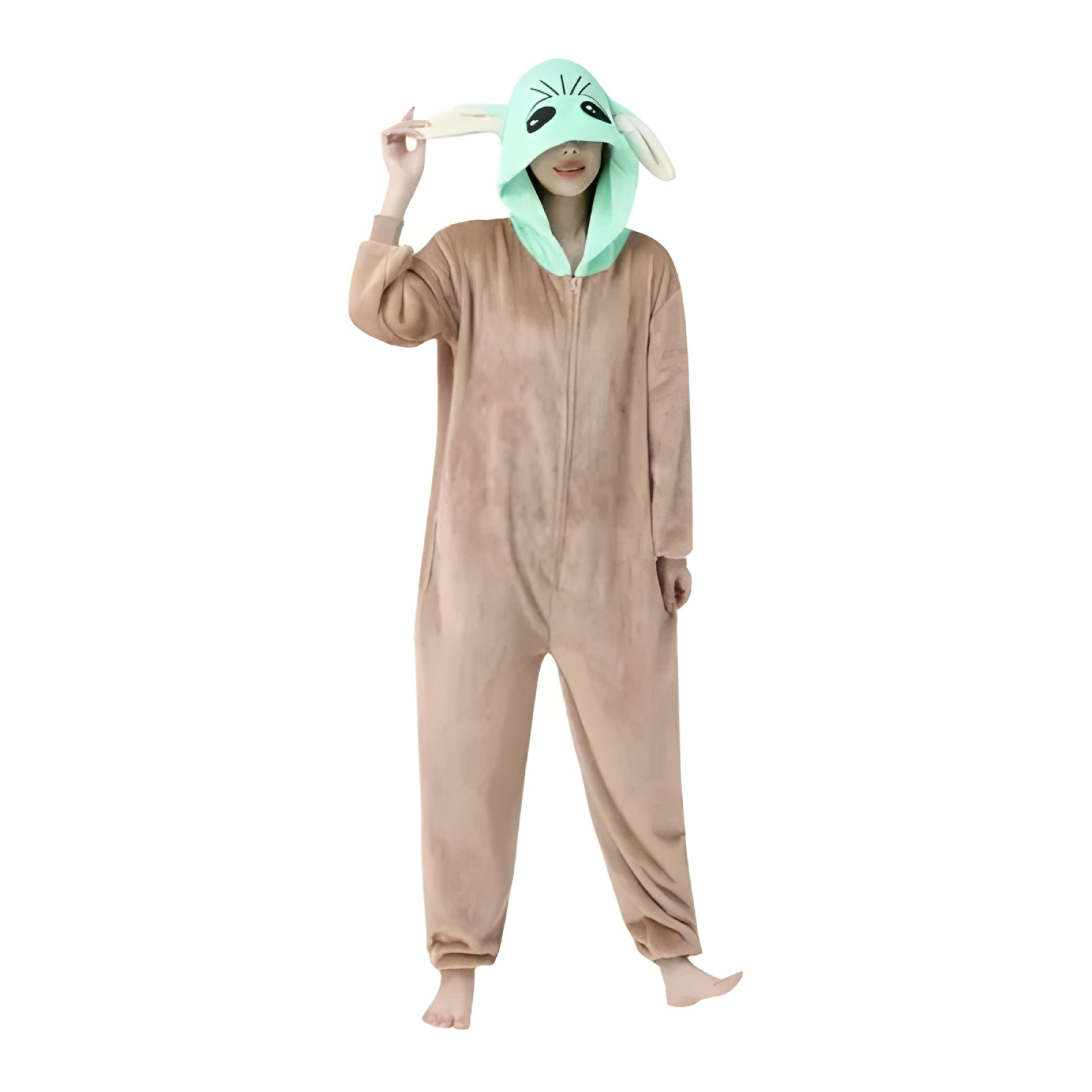 Star Wars Baby Yoda Grogu Costume - Onesie Jumpsuit Grogu Cosplay
