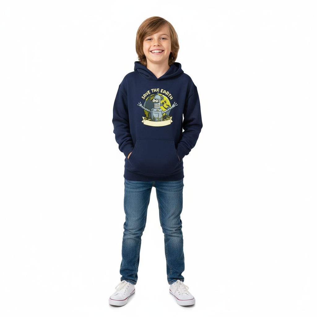 Futurama Bender Costume - Save The Earth Hoodie Bender Cosplay