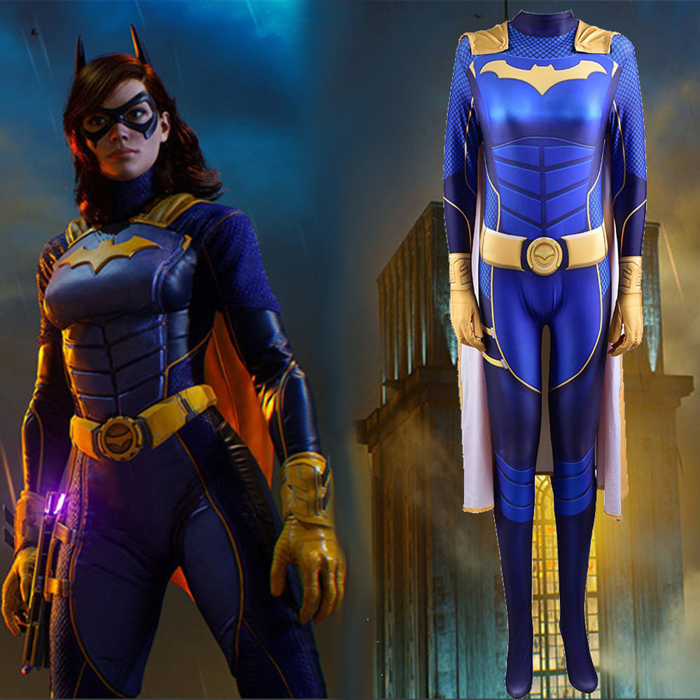 Gotham Knights Batgirl New Guard Suit Costume - Bodysuit Cape Set Batgirl New Guard Suit Cosplay