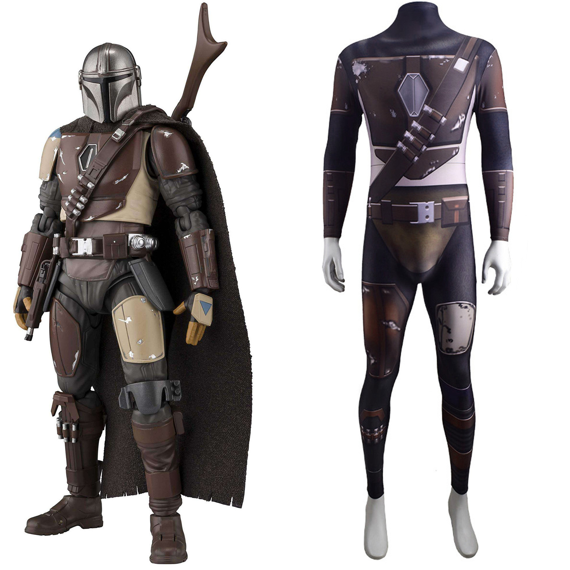 Star Wars Mandalorian Costume - Bodysuit Mandalorian Cosplay