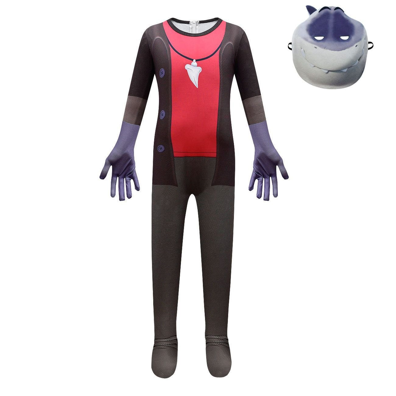 The Bad Guys Mr Shark Kids Lycra Cosplay Costume