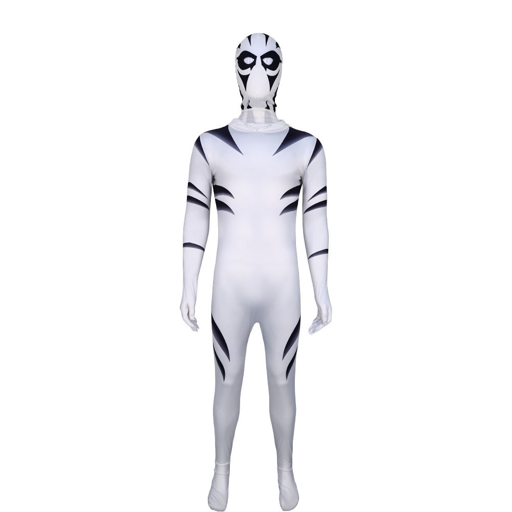 Marvel Daredevil Born Again White Tiger Costume - Bodysuit Mask White Tiger Cosplay