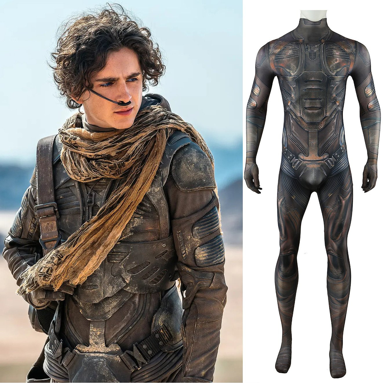 Dune Paul Atreides Costume - Bodysuit Paul Atreides Cosplay