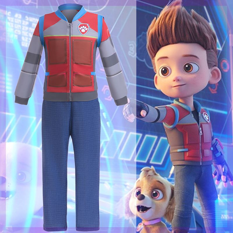 Paw Patrol Ryder Costume - Jacket Pants Set Ryder Cosplay